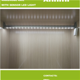 PIR Motion Sensor Closet Light Hanger Rod